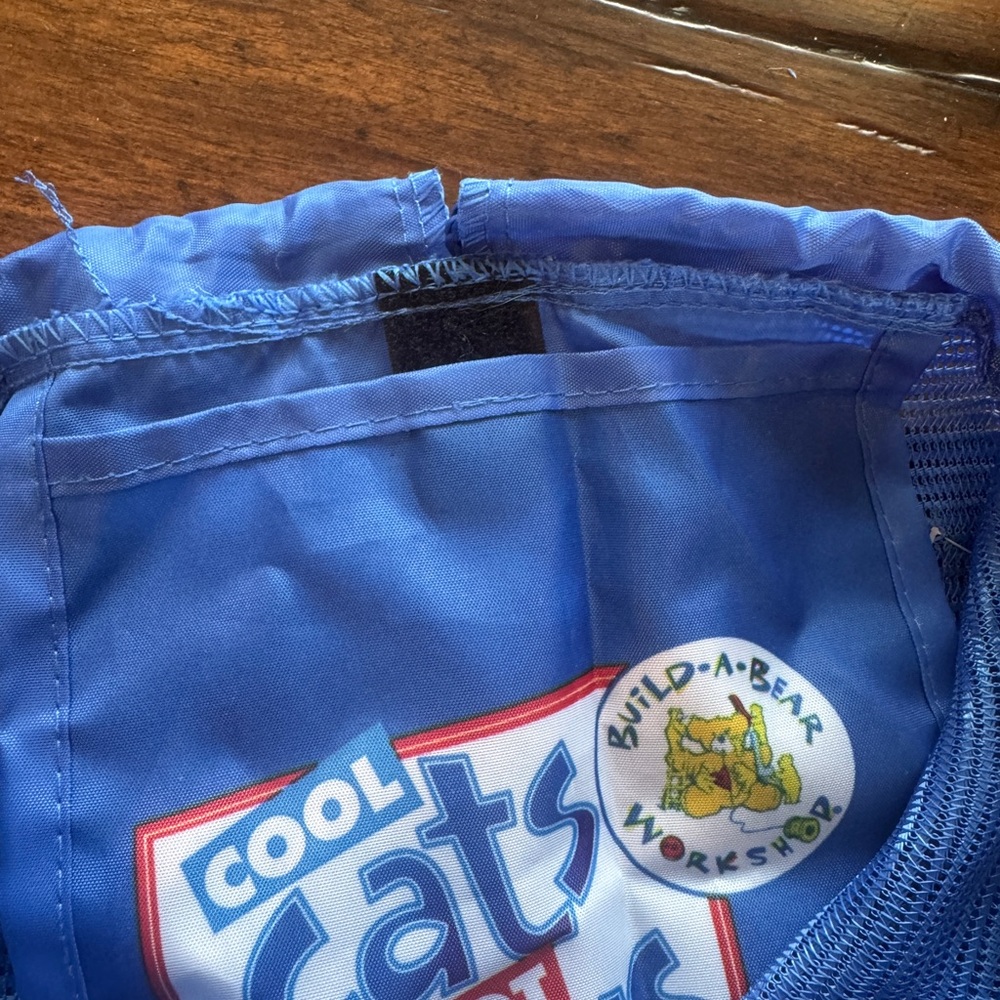 Webkinz Blue and Yellow Drawstring Mesh Bag - Picture 9 of 14